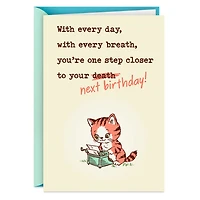 One Step Closer to Death Funny Birthday Card for only USD 3.99 | Hallmark