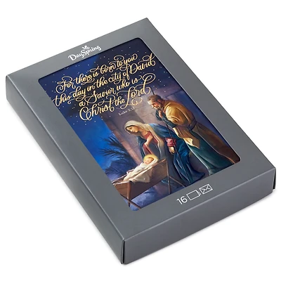 DaySpring A Savior Born to You Boxed Christmas Cards, Pack of 16 for only USD 15.49 | Hallmark