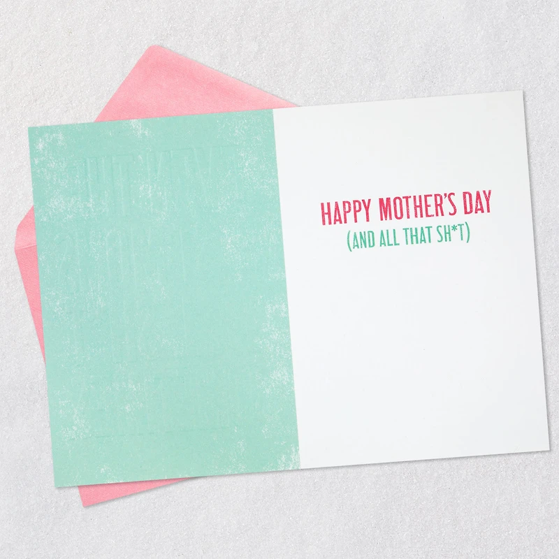 Even the Best Moms Yell Sh*t Sometimes Mother's Day Card for only USD 3.99 | Hallmark