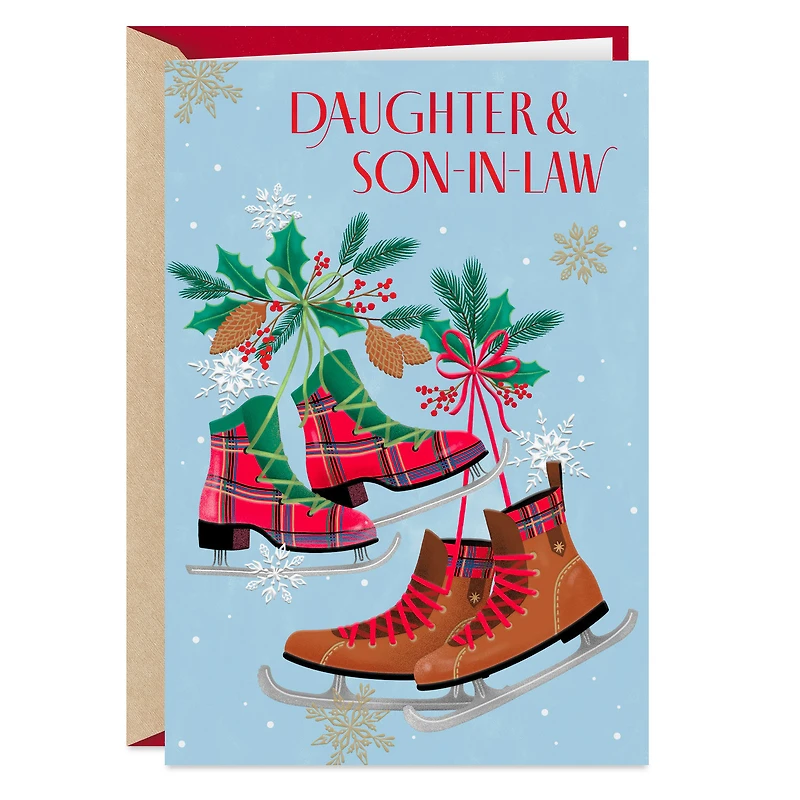 Warm and Happy Moments Christmas Card for Daughter and Son-in-Law for only USD 3.99 | Hallmark