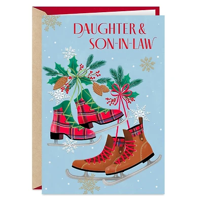 Warm and Happy Moments Christmas Card for Daughter and Son-in-Law for only USD 3.99 | Hallmark