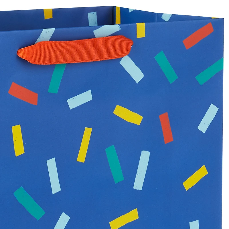 13" Confetti on Blue Large Gift Bag for only USD 4.49 | Hallmark