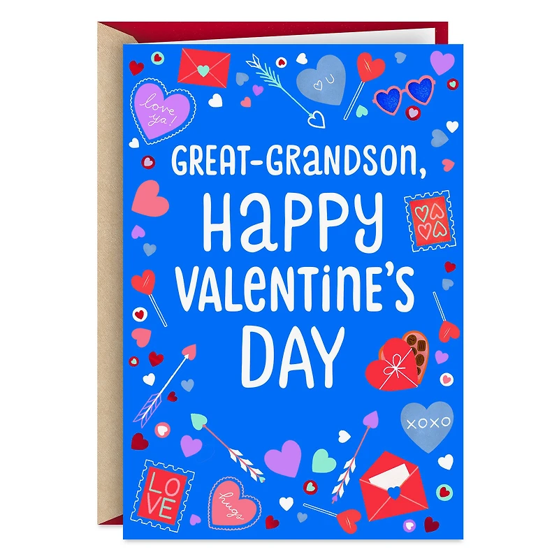 Love You More Each Year Valentine's Day Card for Great-Grandson for only USD 3.99 | Hallmark