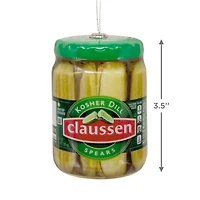 Kraft Claussen Pickles Jar Shatterproof Hallmark Ornament for only USD 9.49 | Hallmark
