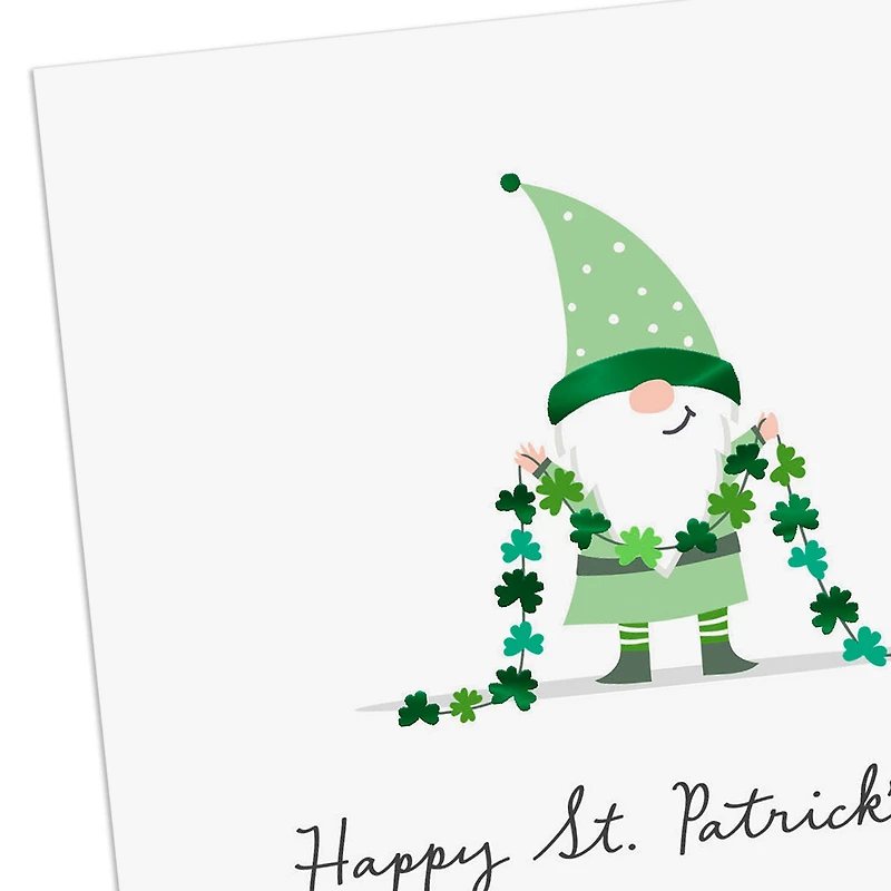 Gnome and Shamrock Garland St. Patrick's Day Cards, Pack of 6 for only USD 6.99 | Hallmark