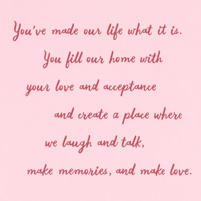 Blessed With a Happy Life and Amazing Wife Valentine's Day Card for only USD 6.99 | Hallmark