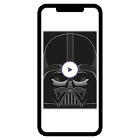 Star Wars™ Darth Vader™ Helmet Custom Card for only USD 4.99 | Hallmark