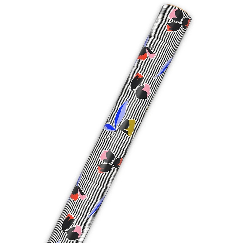Bold Floral and Stripe Wrapping Paper Roll, 20 sq. ft. for only USD 4.99 | Hallmark