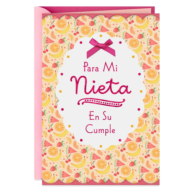 Hugs and Wishes Spanish-Language Birthday Card for Granddaughter for only USD 3.59 | Hallmark