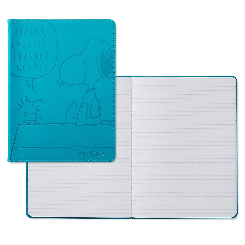 Peanuts® Snoopy and Woodstock Faux Leather Notebook for only USD 16.99 | Hallmark