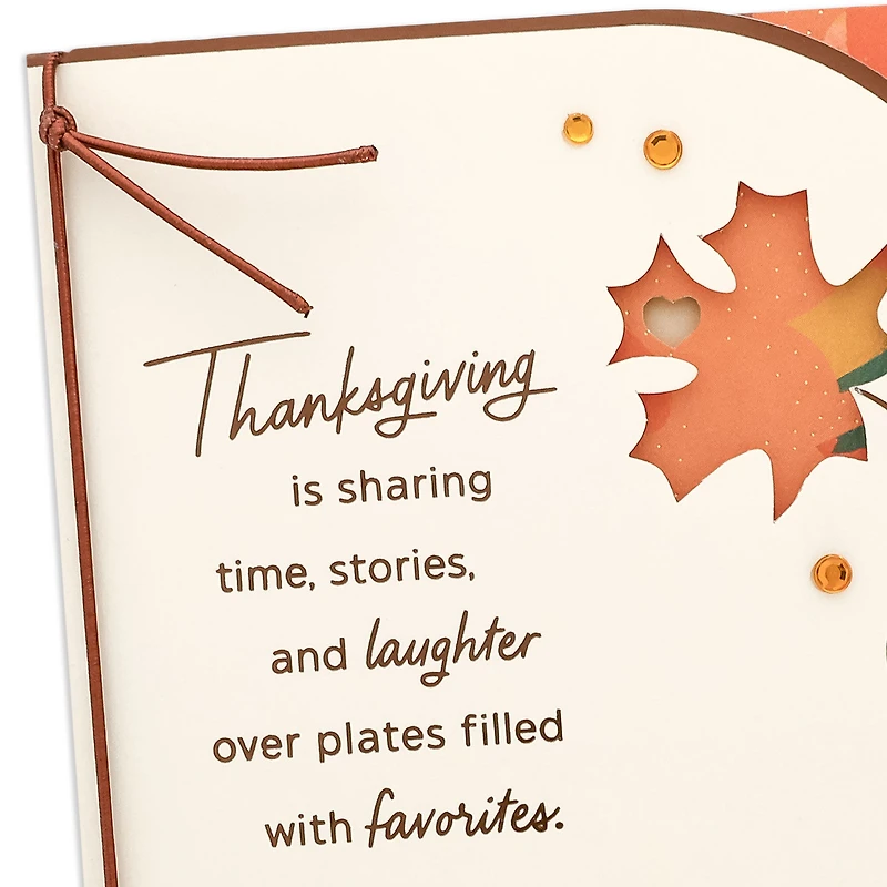 Sharing Time, Stories and Laughter Thanksgiving Card for only USD 6.99 | Hallmark