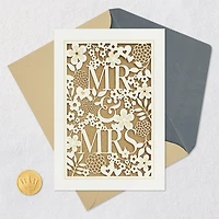 Elegant Lace Mr. and Mrs. Wedding Card for only USD 6.99 | Hallmark