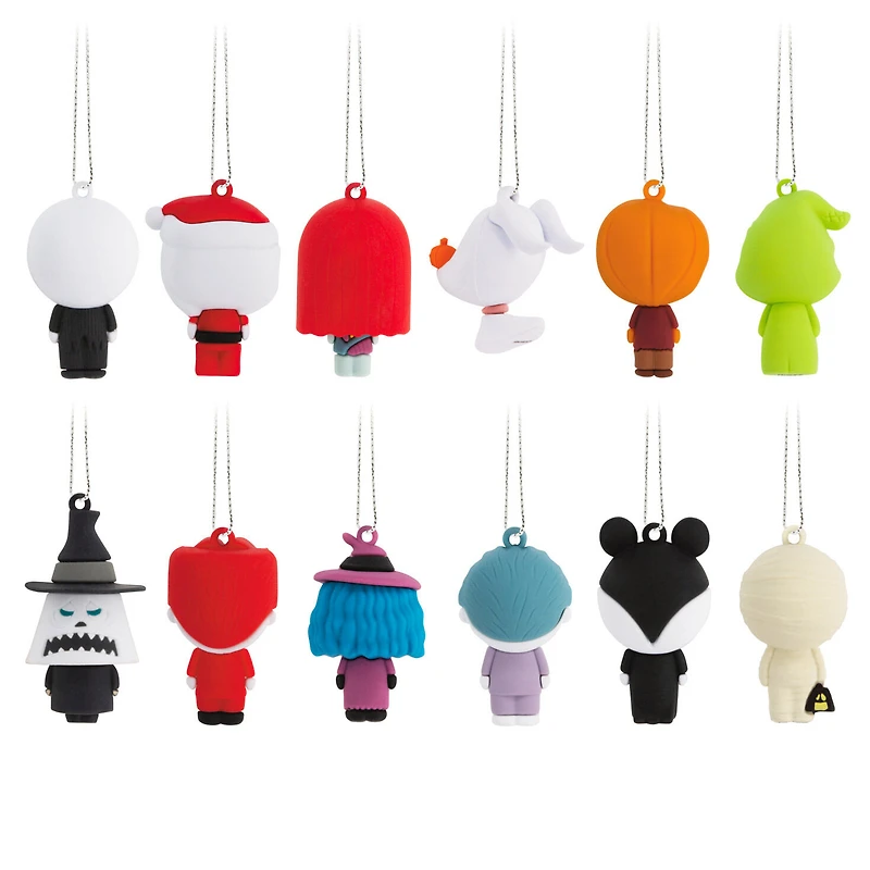 Disney Tim Burton's The Nightmare Before Christmas Hallmark Countdown Calendar Paper Tree Set With 12 Mini Ornaments for only USD 34.99 | Hallmark