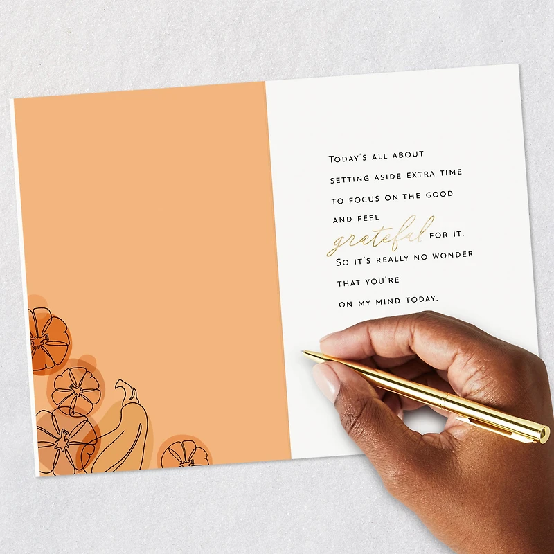 Focusing on the Good and Feeling Grateful Thanksgiving Card for only USD 2.99 | Hallmark