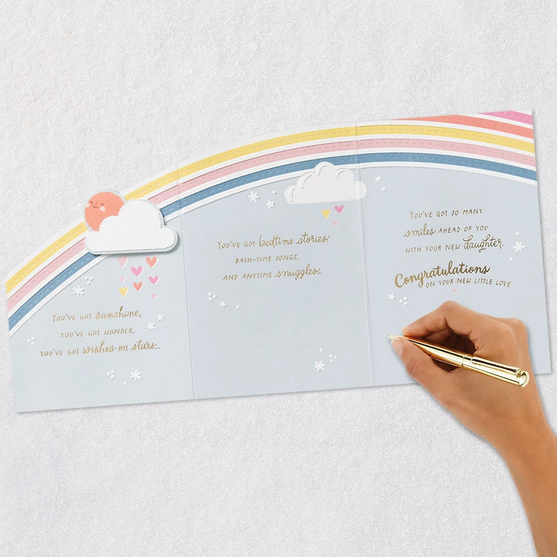 Smiles, Snuggles and Love New Baby Girl Card for only USD 7.99 | Hallmark