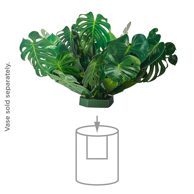 Build-a-Bouquet Monstera Pop-Up Paper Plant for only USD 9.99 | Hallmark
