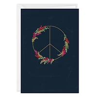 Elegant Peace Sign Custom Christmas Card for only USD 4.99 | Hallmark