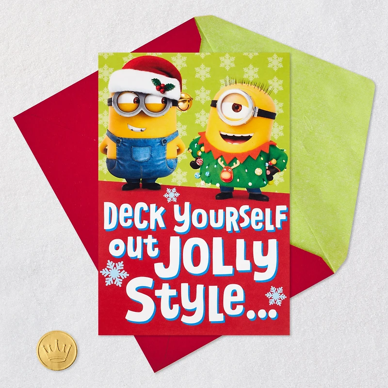 Despicable Me Minions Jolly Style Musical Pop-Up Christmas Card for only USD 7.59 | Hallmark