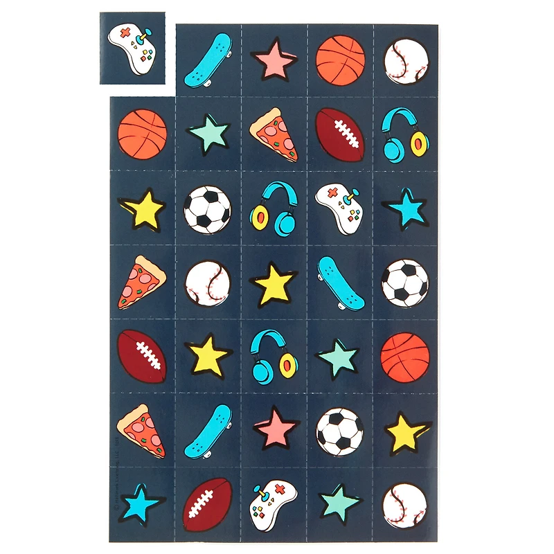 Games and Sports Kids Classroom Valentines Set With Cards, Stickers and Mailbox for only USD 9.99 | Hallmark