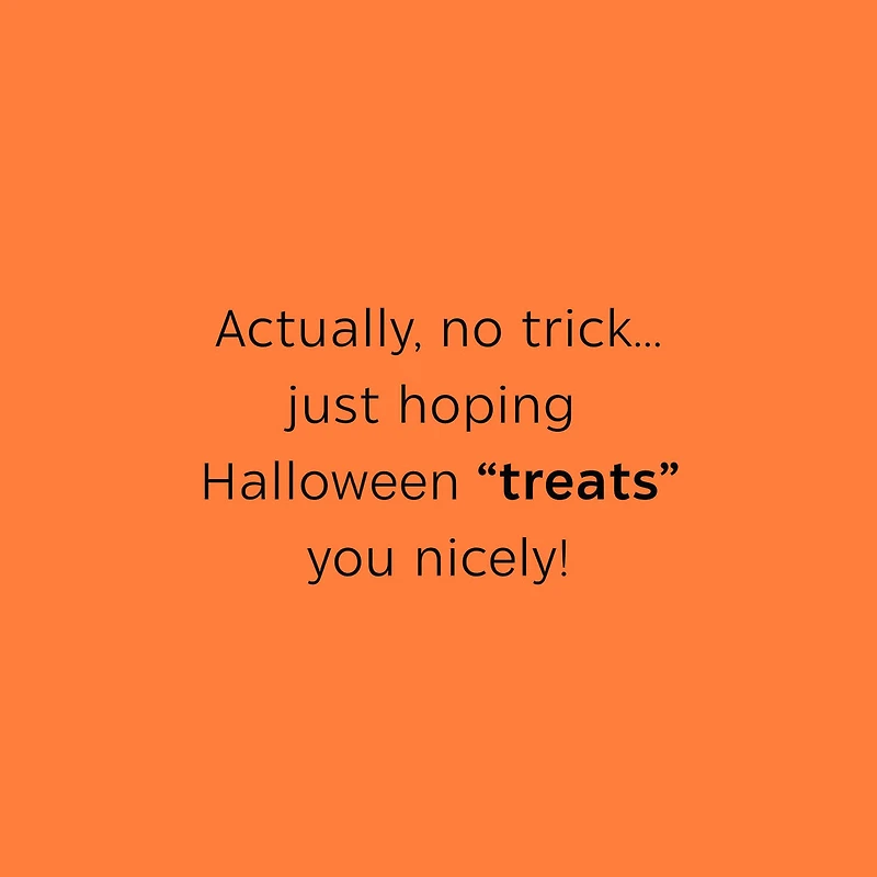Trick-or-Treat Candy Halloween Card for only USD 0.99 | Hallmark