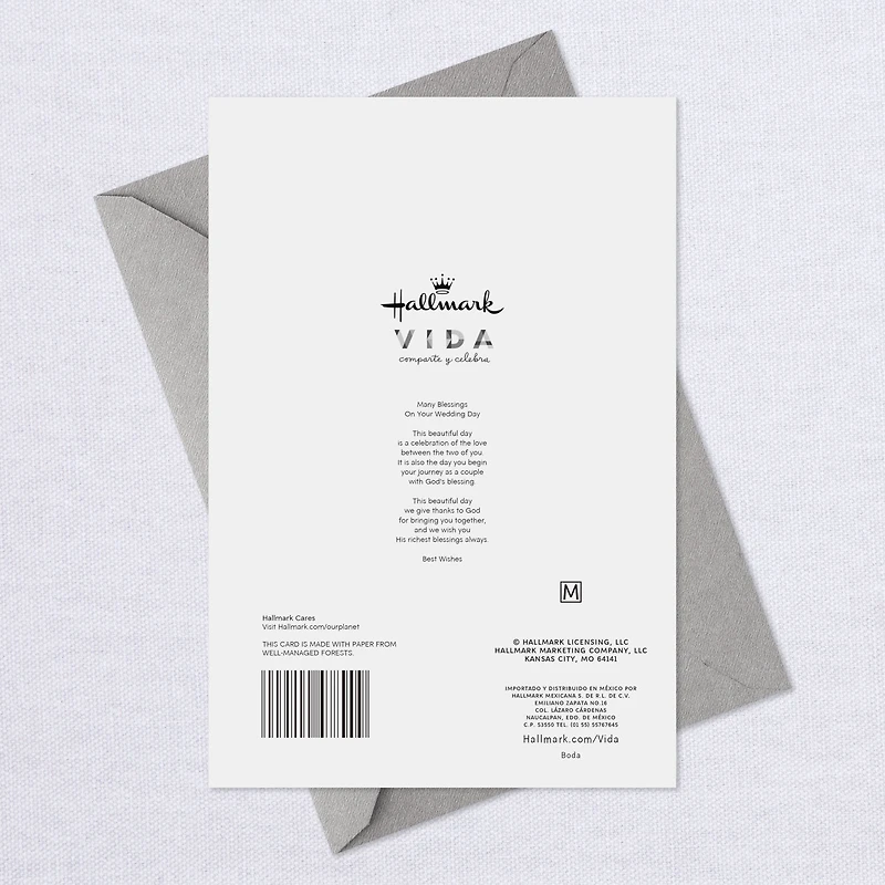 Thanks to God for Your Union Spanish-Language Wedding Card for only USD 3.59 | Hallmark