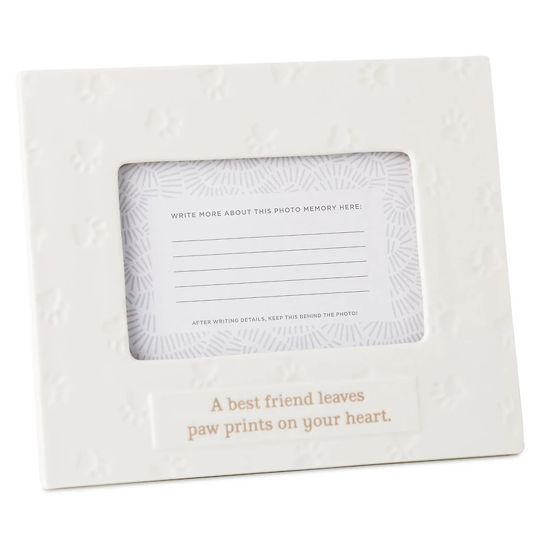 A Best Friend Leaves Paw Prints Picture Frame, 4x6 for only USD 26.99 | Hallmark