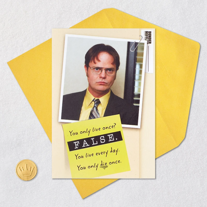 The Office Live It to the Fullest Funny Birthday Card for only USD 4.49 | Hallmark