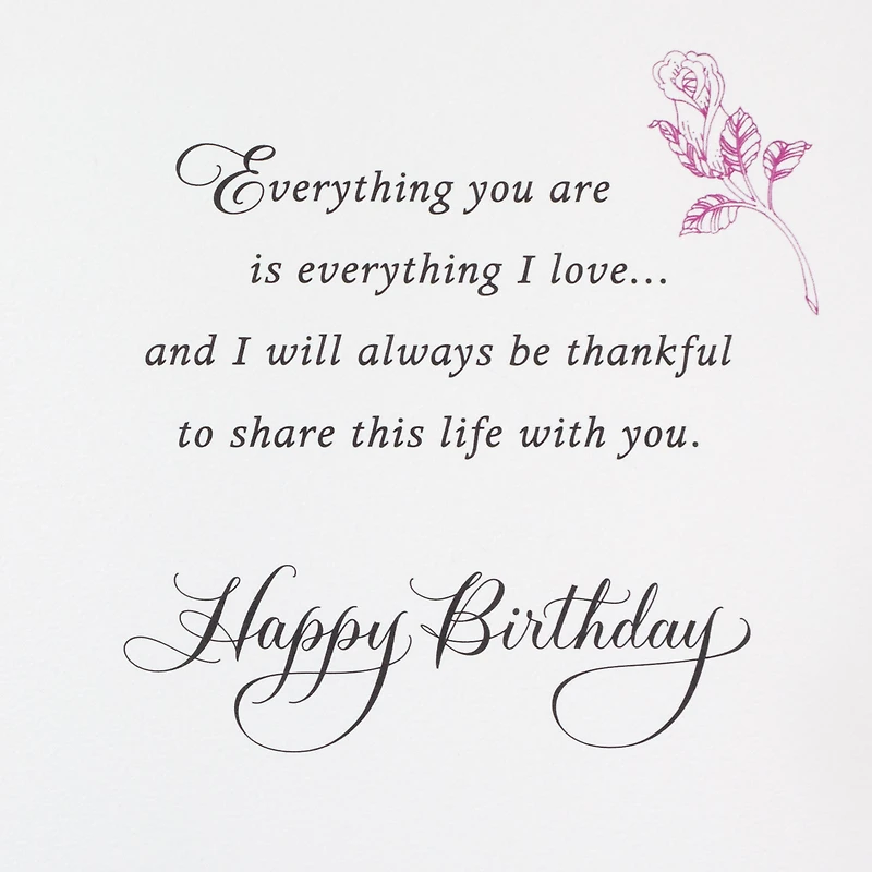 I Love Everything About You Birthday Card for Wife for only USD 7.99 | Hallmark