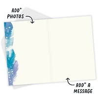 Personalized Watercolor Feathers Card for only USD 4.99 | Hallmark