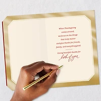 The Things That Truly Matter Thanksgiving Card for Both for only USD 3.99 | Hallmark