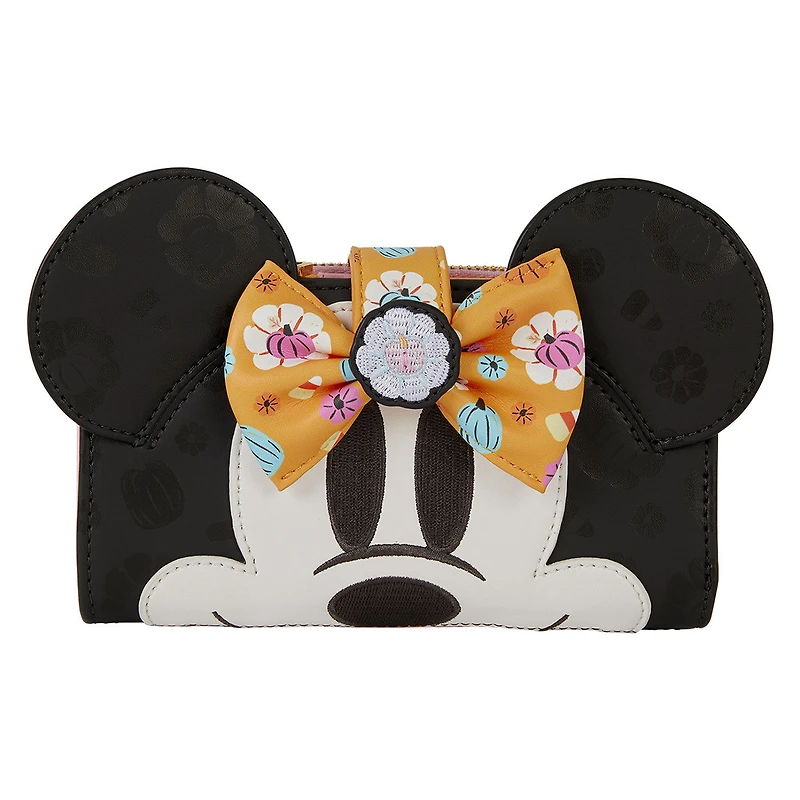 Loungefly Disney Minnie Mouse Pumpkin Zip-Around Wallet for only USD 40.00 | Hallmark