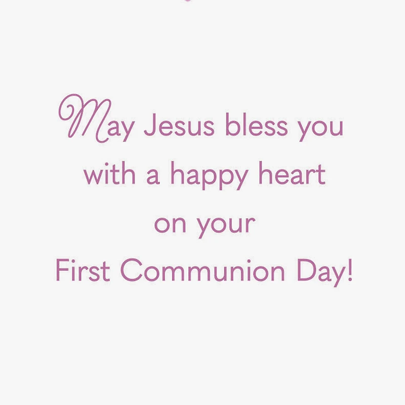 May Jesus Bless You First Communion Card for Niece for only USD 3.59 | Hallmark