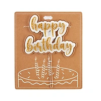 Mud Pie Gold Musical Birthday Cake Topper for only USD 11.00 | Hallmark