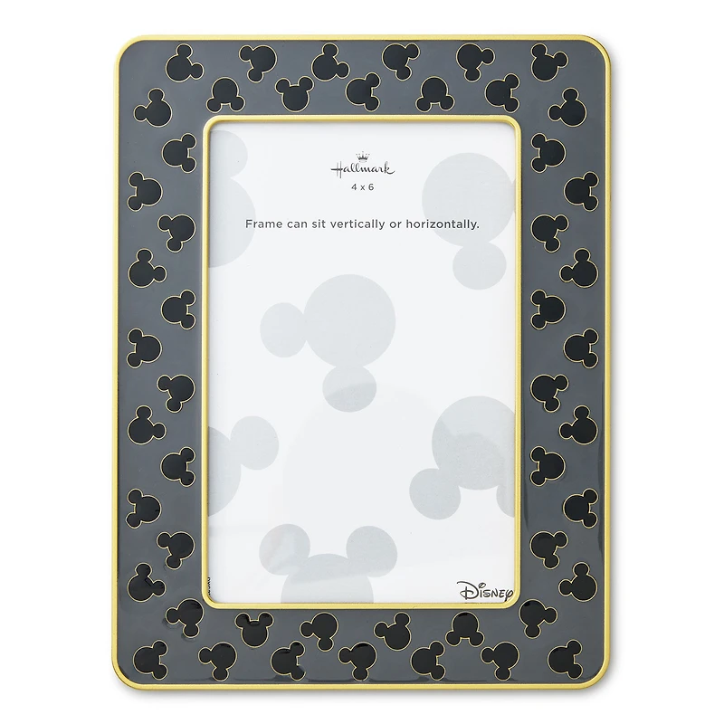 Disney Mickey Mouse Silhouettes Gray Metal Picture Frame, 4x6 for only USD 29.99 | Hallmark