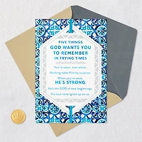 God Is Your Strength Religious Encouragement Card for only USD 5.59 | Hallmark