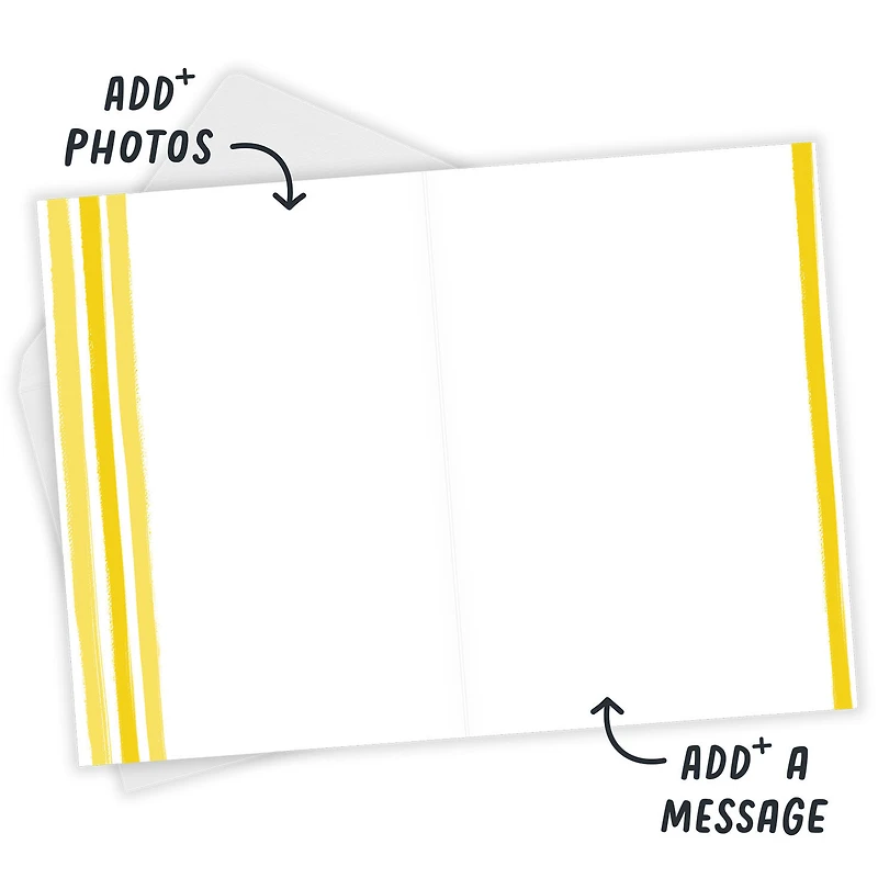 Personalized White Outline Photo Card for only USD 4.99 | Hallmark