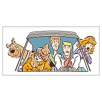 Scooby-Doo™ and Crew in the Mystery Machine Collectible Drinking Glass, 13.5 oz. for only USD 16.99 | Hallmark