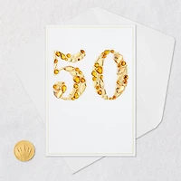 Fifty Years of Love 50th Anniversary Card for Couple for only USD 10.59 | Hallmark