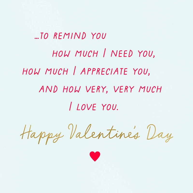 A Little Love Note Gift Card Greeting Romantic Valentine's Day Card for only USD 4.99 | Hallmark