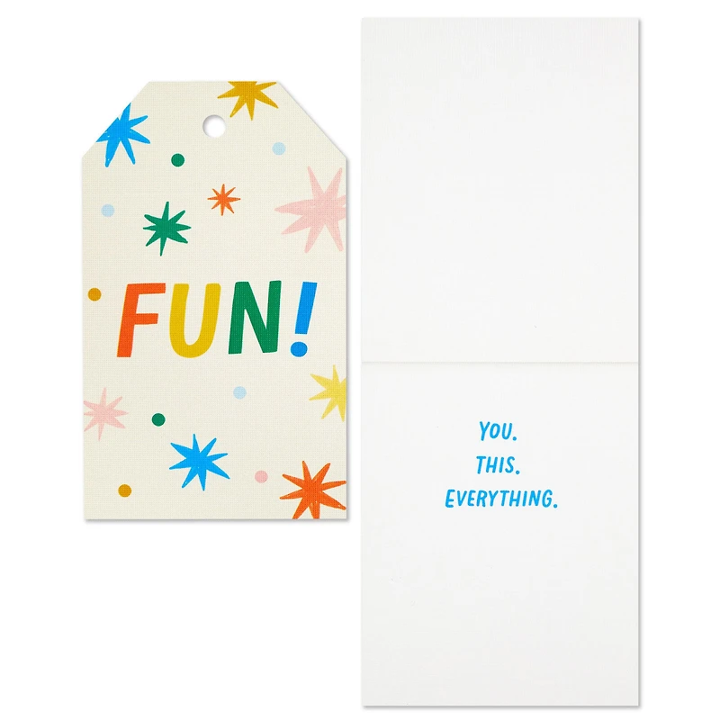 Fun! Large Gift Tag and Ribbon Set for only USD 5.99 | Hallmark