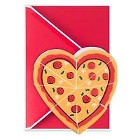 Pizza My Heart Funny Paper Craft Valentine's Day Card With Mini Card for only USD 5.99 | Hallmark