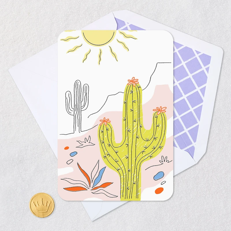 Sunny Desert Landscape Blank Card for only USD 2.99 | Hallmark