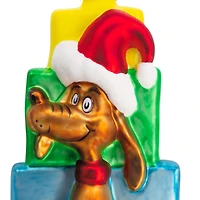 Dr. Seuss's How the Grinch Stole Christmas!™ Max With Presents Blown Glass Hallmark Ornament for only USD 11.49 | Hallmark