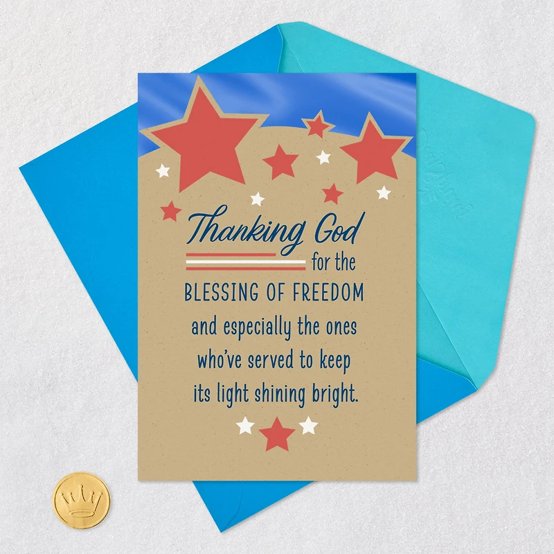 The Blessing of Freedom Religious Veterans Day Card for only USD 2.00 | Hallmark