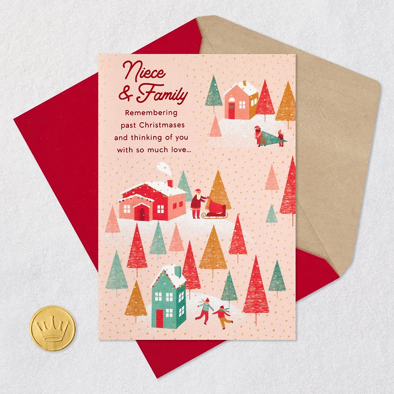 Love and Pride Christmas Card for Niece and Family for only USD 4.59 | Hallmark