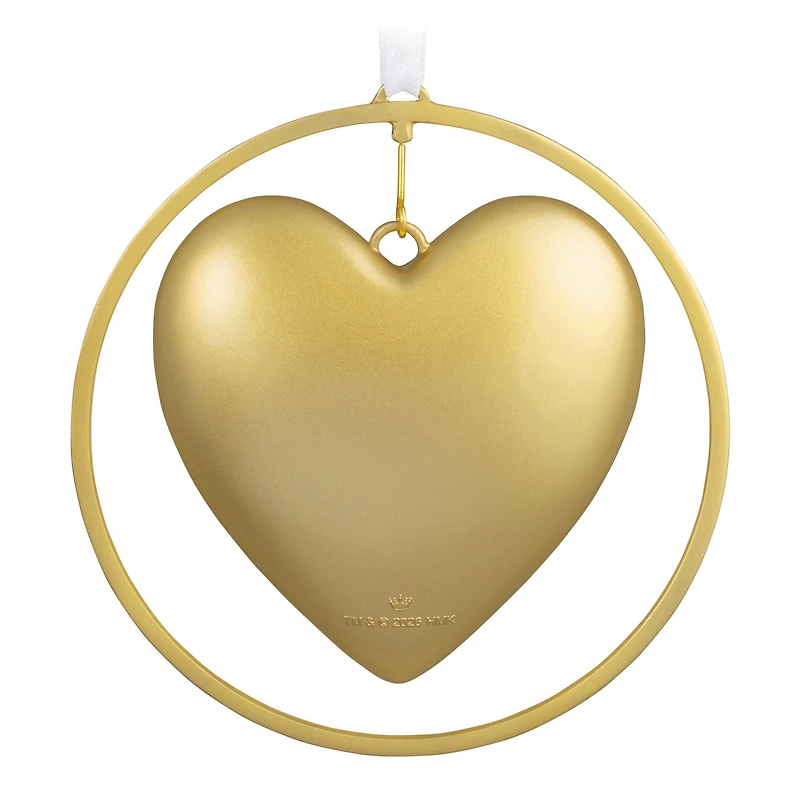 Gold Heart Metal Personalized Ornament, Custom Photo for only USD 30.99 | Hallmark