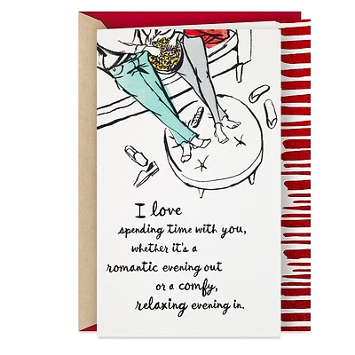 I Love Spending Time With You Romantic Valentine's Day Card for only USD 5.99 | Hallmark
