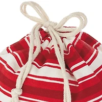 10" and 20" Santa and Stripes 2-Pack Fabric Christmas Gift Bags for only USD 14.99 | Hallmark