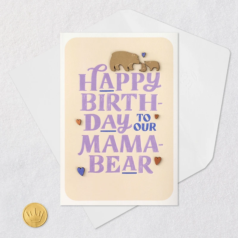 Mama Bear and Cubs Birthday Card for Mom From All for only USD 7.99 | Hallmark