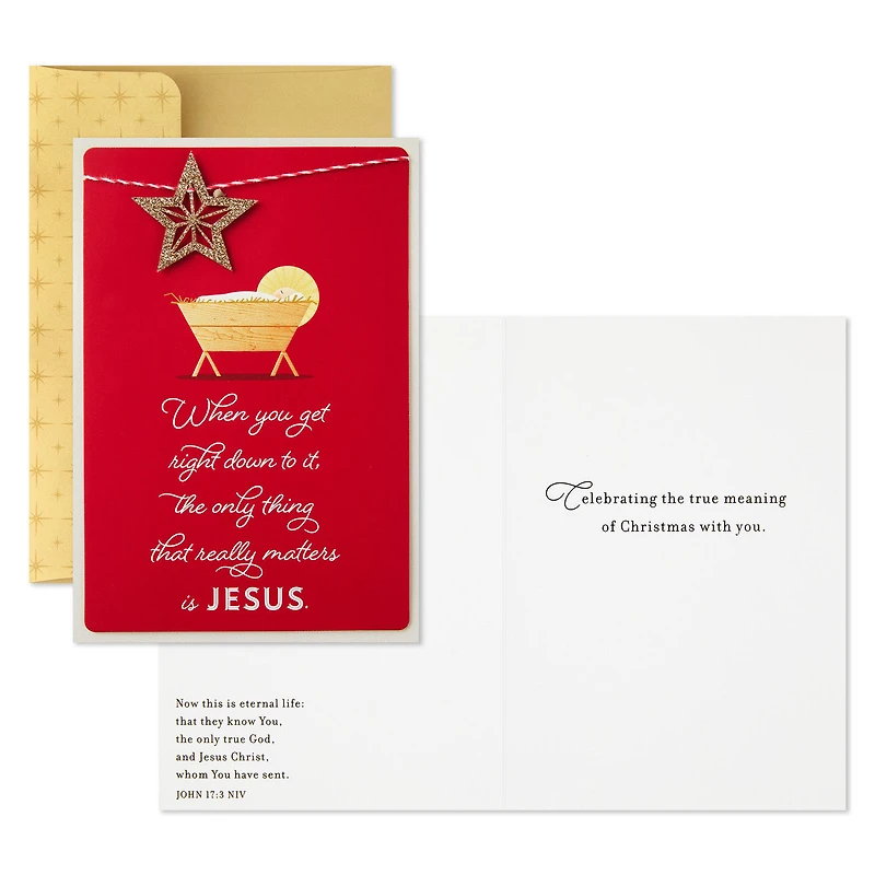 Baby Jesus in the Manger Religious Boxed Christmas Cards, Pack of 16 for only USD 20.49 | Hallmark